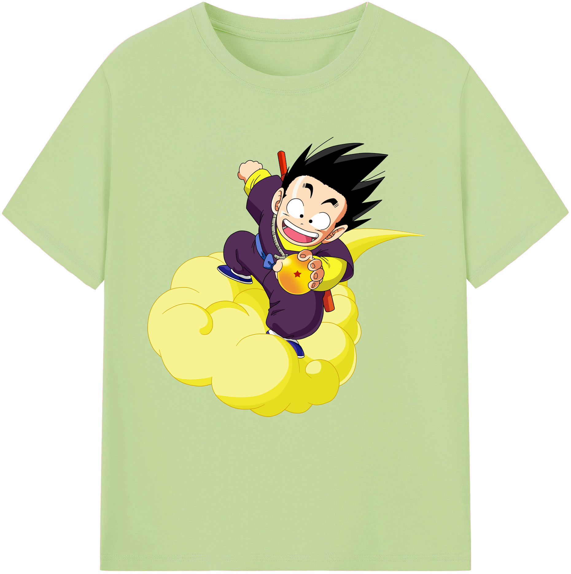 （画像用） ドラゴンボール 孫悟空（そん ごくう）Son Goku カカロット DRAGON BALL Kakarotto 綿100％半袖Tシャツ（フロントプリント）